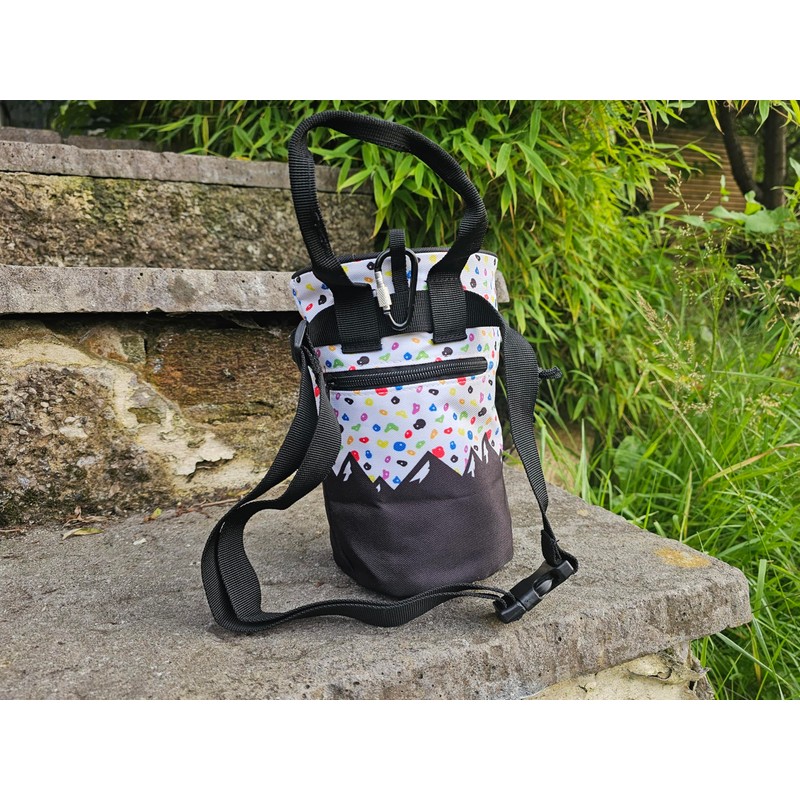 KAIZENINE Chalk Bag Rock Climbing Bouldering Chalk Climber Grip Strength