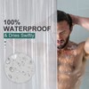 AmazerBath Clear Shower Curtain Liner, 70 x 72 Inches EVA