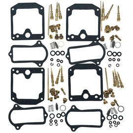 4-Pack Carburetor Rebuild Kits Carb Repair Set Replacement for Kawasaki KZ650B KZ650C 1977-1979 KZ650D SR 1978-1979