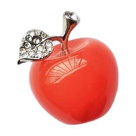 Manekieko Cherry Quartz Apple Crystals and Healing Stones Collectibles, 3 cm Healing Crystal Figure Sculpture Home Ornament Wedding Decoration