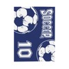 City Keen Soccer Blanket，Soccer Gifts for Boys Girls and Soccer