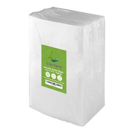 VacYaYa 4mil 100 Gallon Size 11 x 16 Inch Vacuum Sealer Freezer Storage Bags for Food,Vac Seal a Meal Bags with BPA Free and Commercial Grade Sous Vide Vaccume Seal Safe PreCut Bag