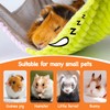BESNEW 3 in 1 Enlarged Guinea Pig Hammock with House
