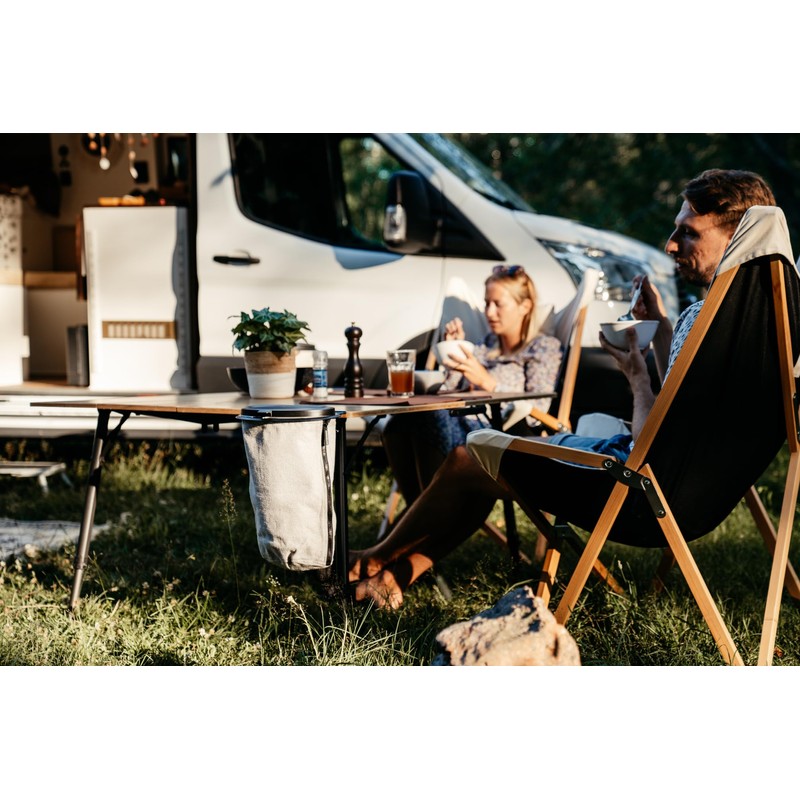 STYYL Flextrash Set 1 Black Bin with Table Clip, Wall