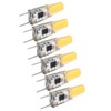 6Pcs G8 LED Bulb 3W COB Dimmable 360 Degrees Light