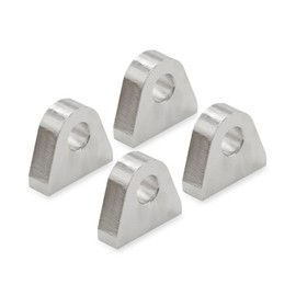 QGHAUC Weld on Shackle Clevis Mounts 1" Thick Steel, for Offroad Hydraulic Tractor Mounts (Pack of 4)