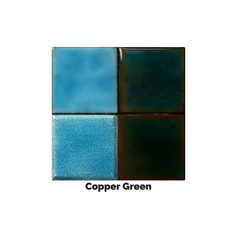 Copper Green Enamel for Copper, Gold and Silver - 2oz/56.7g