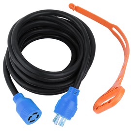 SCITOO 30AMP 20Feet RV Extension Cord,Heavy Duty 4,STW 10AWG/3C gauge wires RV Power Cord for RVs, Generators, Campers, ETL/CETL Listed