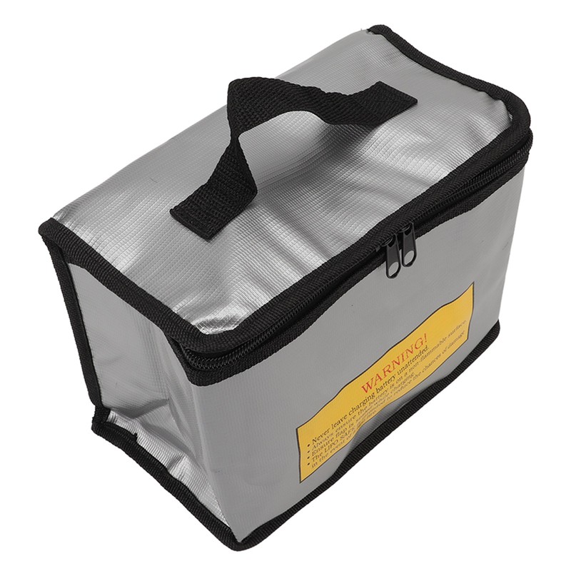 3Pcs Lipo Battery Safe Bag Fireproof Explosionproof Large Capacity Storage