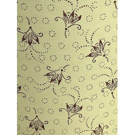 Furniture Knowledge Floral Trunk Liner chest antique vintage old inside interior sticker decal paper