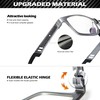ANYLUV Blue Light Blocking Glasses Men Computer Gaming Glasses Lightweight