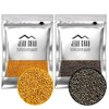 JEAU CHAU Mustard Seeds, Set of 2 (Yellow Mustard, Brown