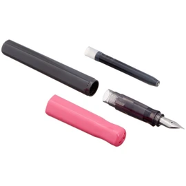 Pilot Kakuno Fountain Pen Beginners Medium Nib Pink Body (FKA-1SR-PM)