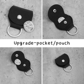 5 Sets Angel Coins Always with You Angel Coin Pocket Token Relationship Keepsake Double Sided Inspirational Memorial Tokens with Leather Keychain for Prayer Family Friends Guardian Gift