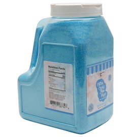 The Candery Cotton Candy Floss Sugar 6lbs 96oz jars- 2 Pack Strawberry and Raspberry