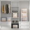 3Pack Stackable Foldable Storage Bin - Metal Frame Storage Box