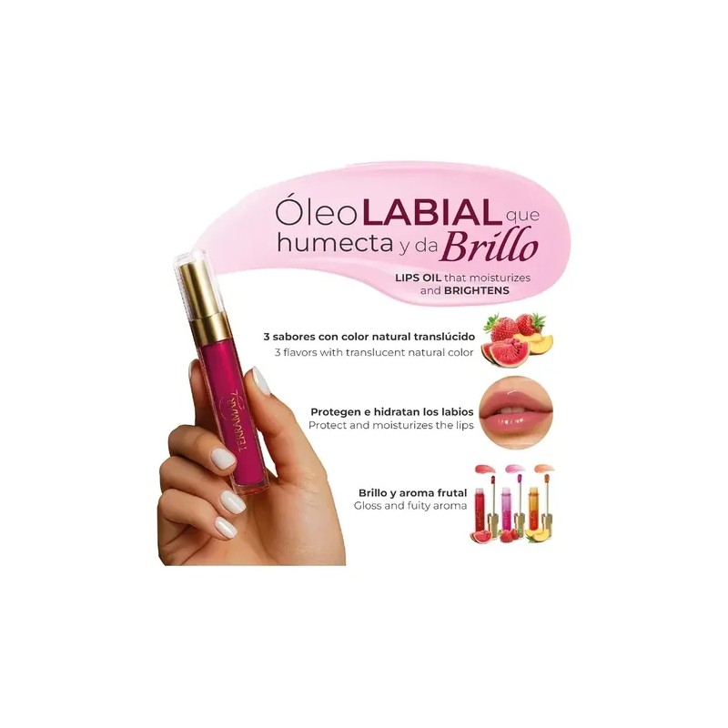 Lip Oil Terramar Aceite Para Labios Con Aroma Frutal 3.5g