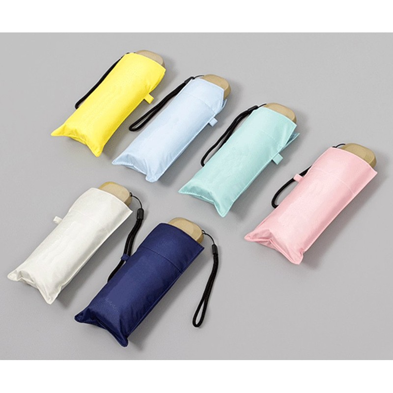 ToiM Mini Compact Sun & Rain Travel Umbrella, Lightweight Portable