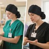ElevateTech Working Cap with Button Adjustable Scrub Cap Sweatband Nurse