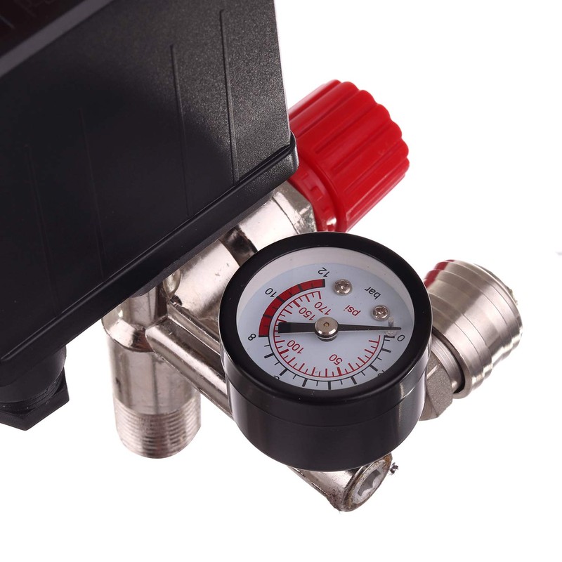 Pressure Regulator 230 V with Pressure Switch with 2 Measuring
