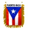 Puerto Rico Mini Banner - State Pride Car Display