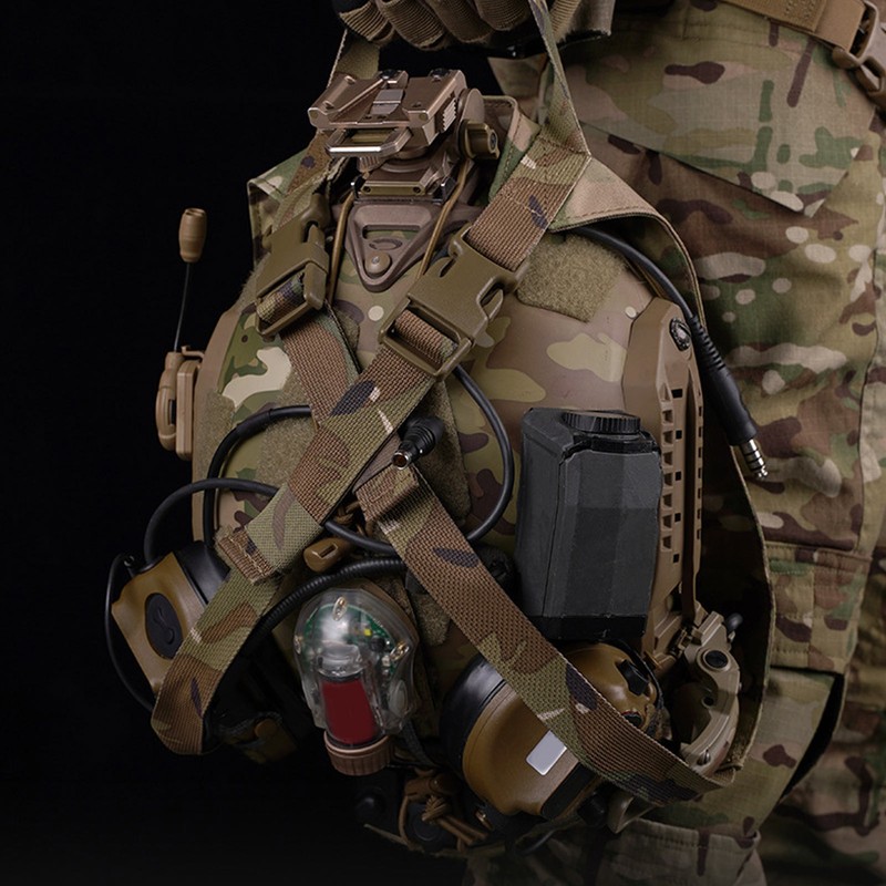 Rapid Deployment Helmet Pack Nylon Cloth Detachable Military Carrying Pouch