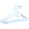 Heavy Duty Plastic Hangers, Made in USA, White Heavy Weight