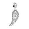 Queenberry Sterling Silver Angel Wing Feather Guidance European Style Dangle