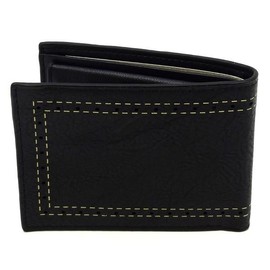 Fashion World Jeetz Bi-fold Mens Wallet - COLOR: D/BROWN, SIZE: one