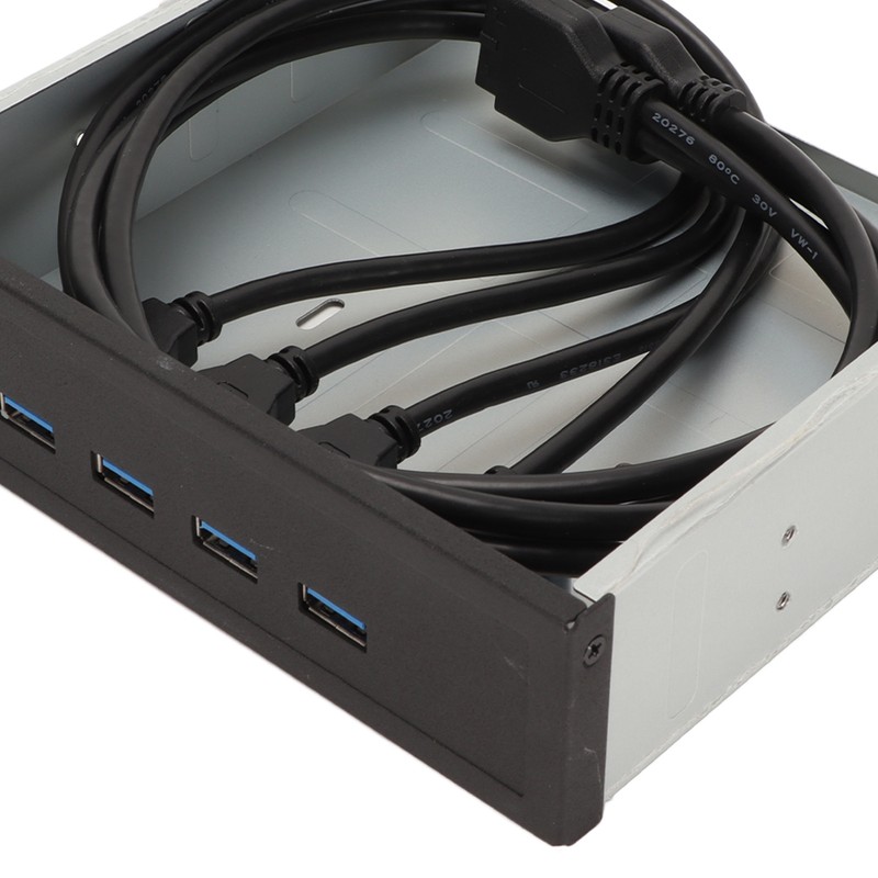 5.25in USB 3.0 Front Panel Hub 4 Ports 5Gbps High