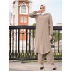 ODIZLI Plus Size Muslim Dress for Women Kaftan Abayas Dubai