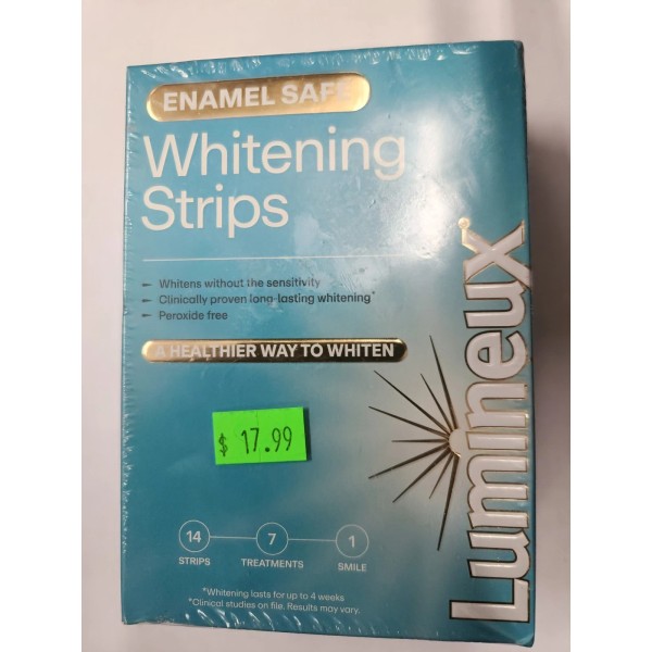 Lumineux Teeth Whitening Strips (14Strips) 7 Treatments - Enamel Safe