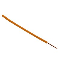 Zenitech - Power supply cable H07V-U 1.5 mm² orange - 10 m
