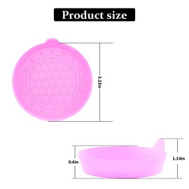 Osilly 4PCS Car Cup Holder Coaster, Silicone Non-Slip Vehicle Cup Holder Insert Pads, Automotive Interior Insulation Drink Cup Mats Decor Accessories, Universal for SUV, Sedan, Truck (Pink)