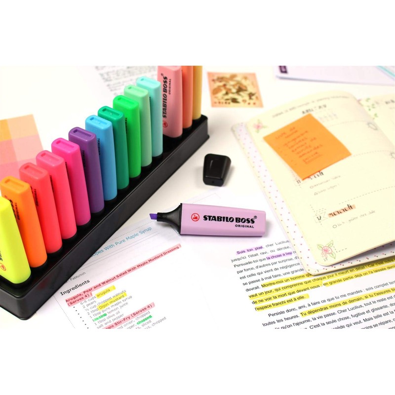 STABILO Set de Bureau 15 Surligneurs Boss Coloris 9 Fluo