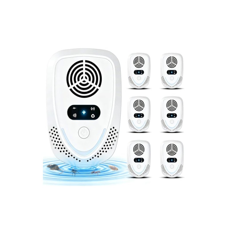 2026 Upgraded Ultrasonic Pest Repeller Indoor Repellent & Mouse Traps