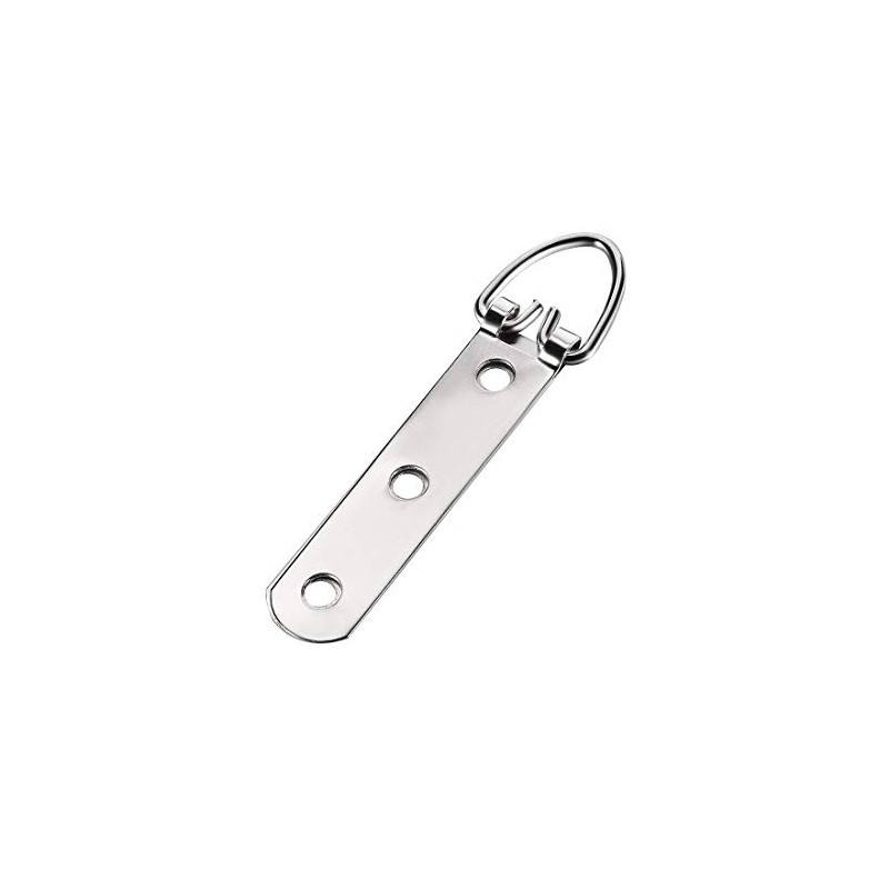 sourcing map D Ring Hanger Set for Picture Hanging Silver