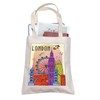 TOBGBE London Tote Bag London Travel Bag Handbag Week Trip