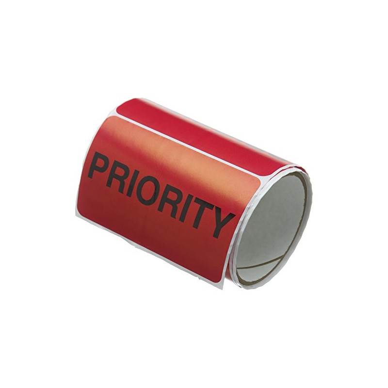 TapeCase "Priority" Label - 50 per Pack (1 Pack)