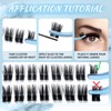 Lash Clusters 84 Pcs Cluster Lashes Eyelash Clusters DIY Cluster