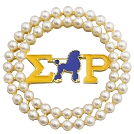 Pearl Sigmaa Gamma Rho Brooch Pin for Women 1922 SGRho Gift Greek Sorority Gift Paraphernalia Jewelry for Soror Sisterhood (pearl sgrho pin)