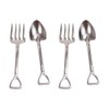 Set 4 Gardeners Cutlery Shovel And Fork 2+2