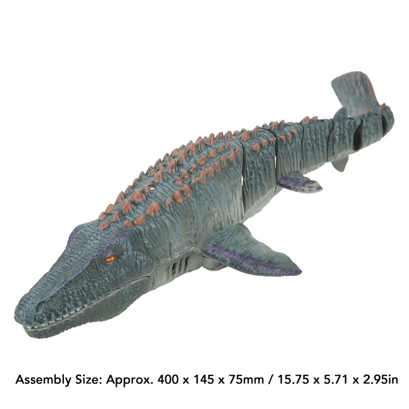 Remote Control Boat Mosasaurus Shape 2.4Ghz High Simulation Waterproof Diving