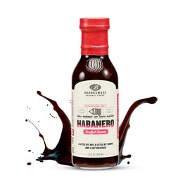 Brooksmade Gourmet Foods Soulful Sauces, Habanero Hot BBQ Sauce Gluten Free, No High Fructose Corn Syrup, 12 oz Ribs Chicken Wings Beef Burgers. Use as Marinade, Grilling & Dipping