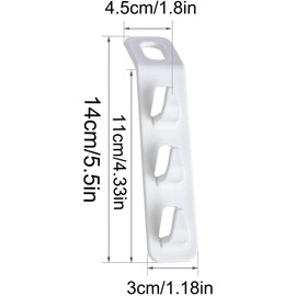 Walquicks 8 Piezas Ganchos para Colgar Ropa en Cascada, Ganchos de Conexión para Colgar Ropa, Clothes Hanger Connector Hooks, Ganchos Extensores para Ahorro de Espacio