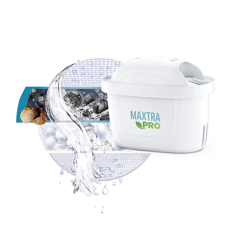 BRITA Marella Cool Filterkaraffe, 2,4 l, Blau, inkl. 1 Filterkartusche