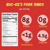 Pop SNAX Bucee Pork Rinds, BBQ, Keto Friendly, BBQ Flavor,