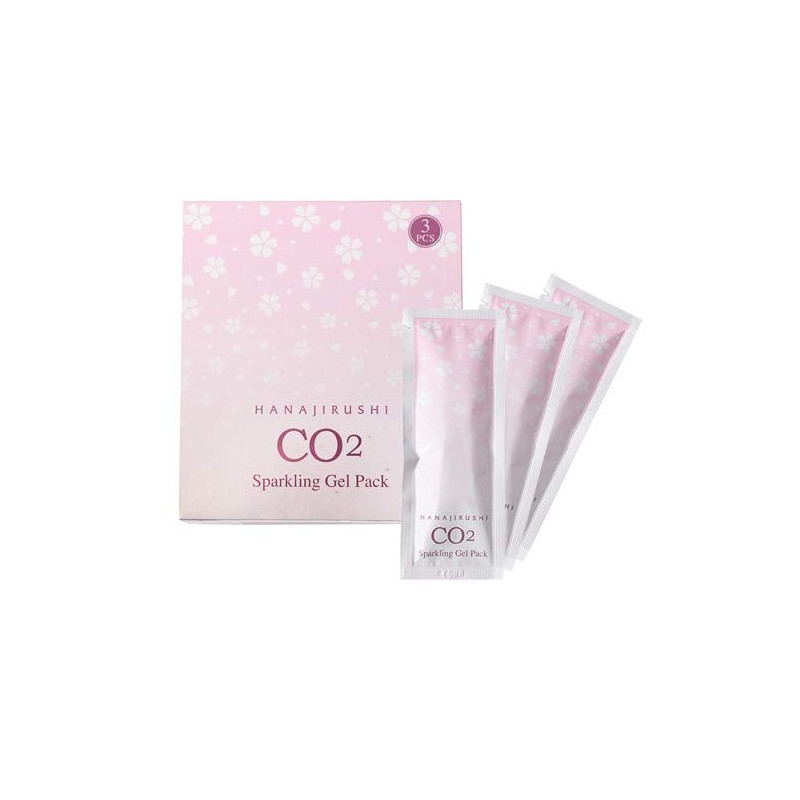 Hanajirushi Sparkling Face Gel Pack, 0.4 oz (10 g) x