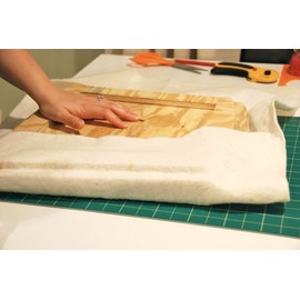 IZO All Supply 48 Inch Wide x 5 Yards Upholstery Dacron Batting Polyester Cushion Wrap (5Y,Dacron)