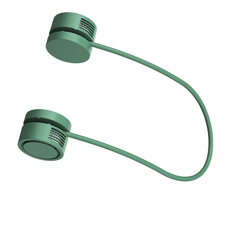 Portable Neck Fan Mini USB Charging Hands Free Bladeless Hanging